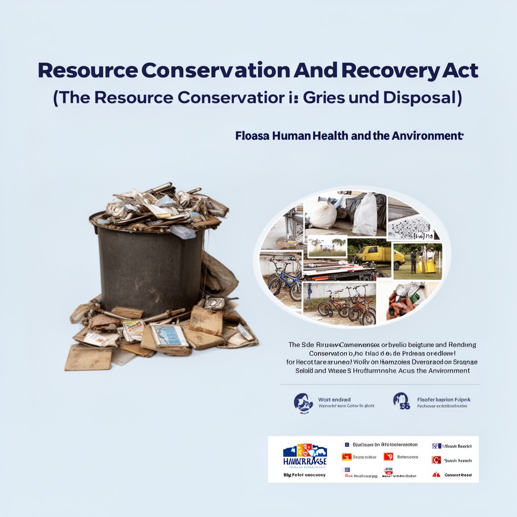 AI-generated illustration of Resource Conservation and Recovery Act