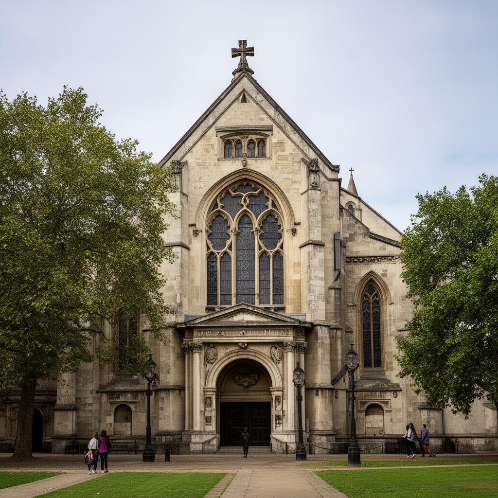AI-generated illustration of St Alfege Church