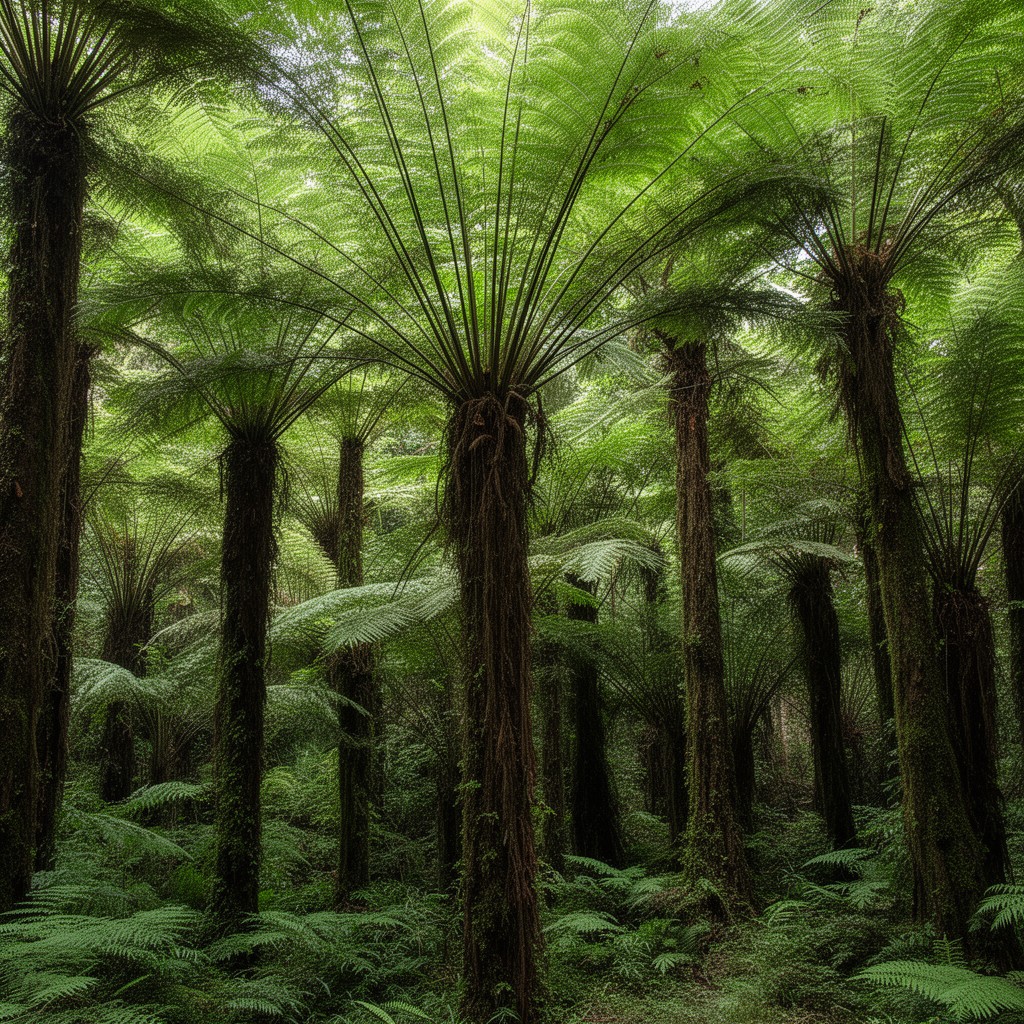 AI-generated illustration of Cyathea