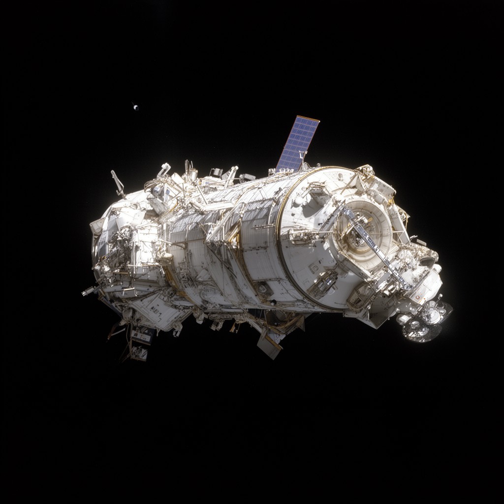 AI-generated illustration of STS-125