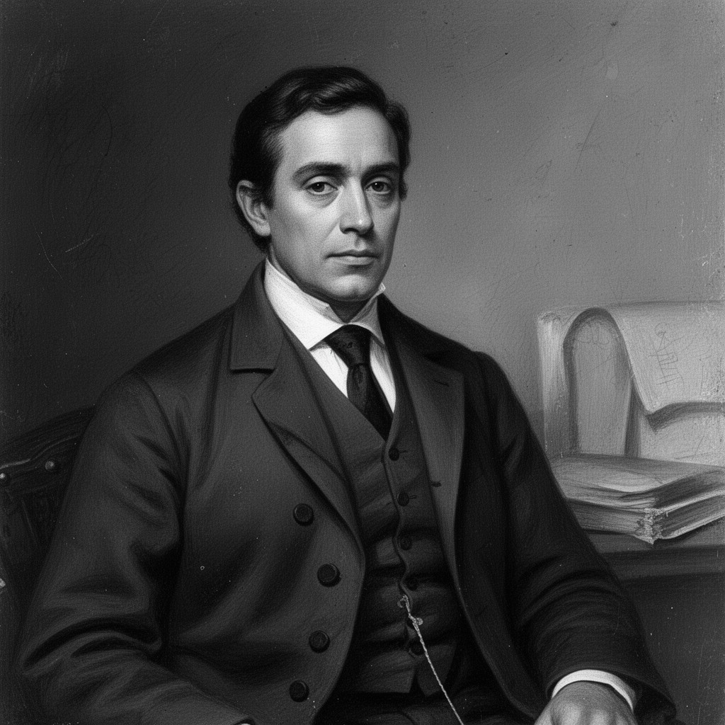 AI-generated illustration of George Norton