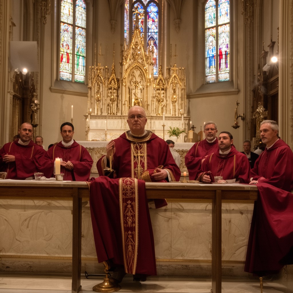 AI-generated illustration of Dominican Rite