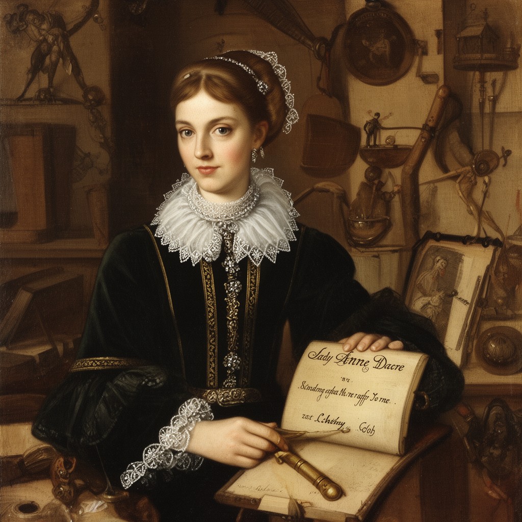 AI-generated illustration of Lady Anne Dacre