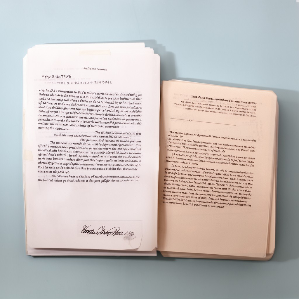 AI-generated illustration of Master Settlement Agreement