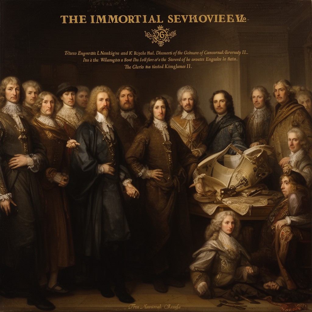 AI-generated illustration of The Immortal Seven