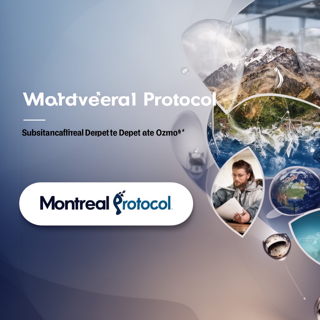 AI-generated illustration of Montreal Protocol on Substances that Deplete the Ozone Layer