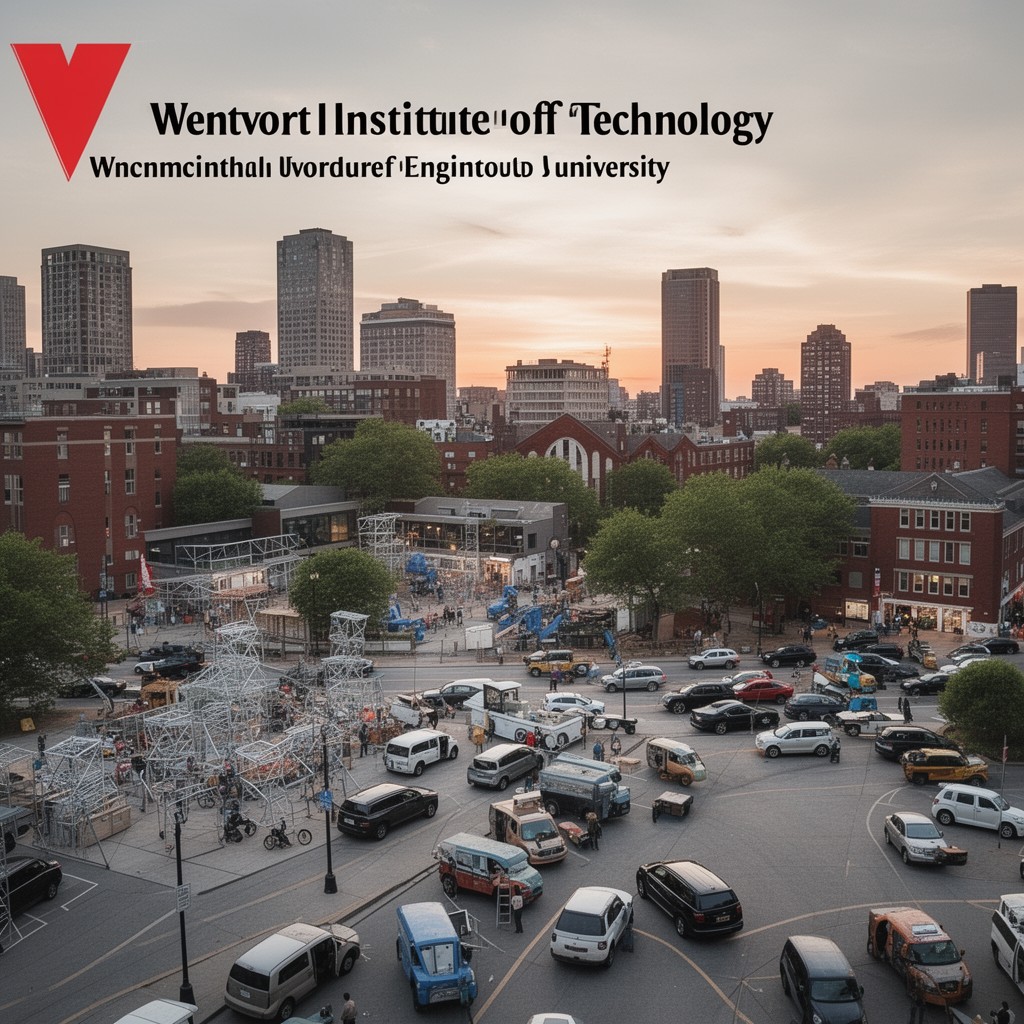 AI-generated illustration of Wentworth Institute of Technology