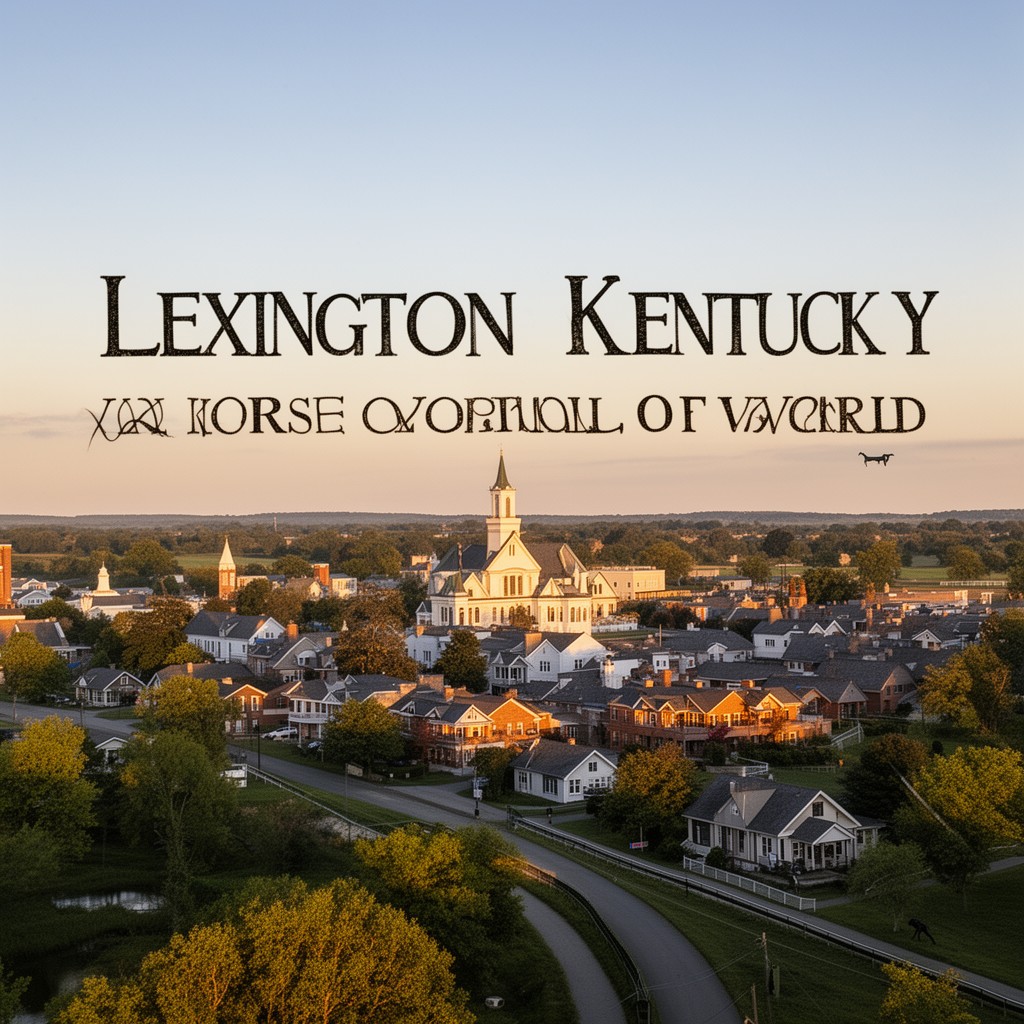 AI-generated illustration of Lexington, Kentucky