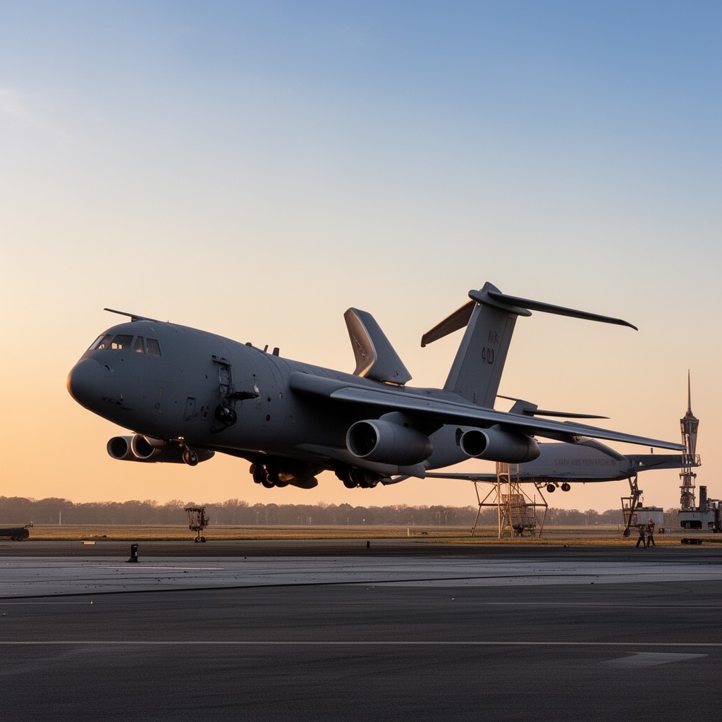 AI-generated illustration of 15th Air Transport Wing
