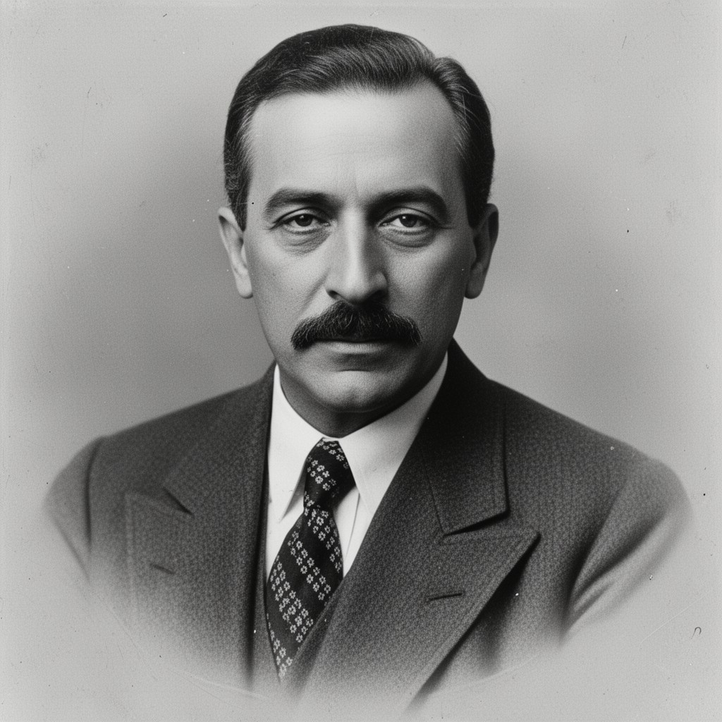 AI-generated illustration of Awni Abd al-Hadi