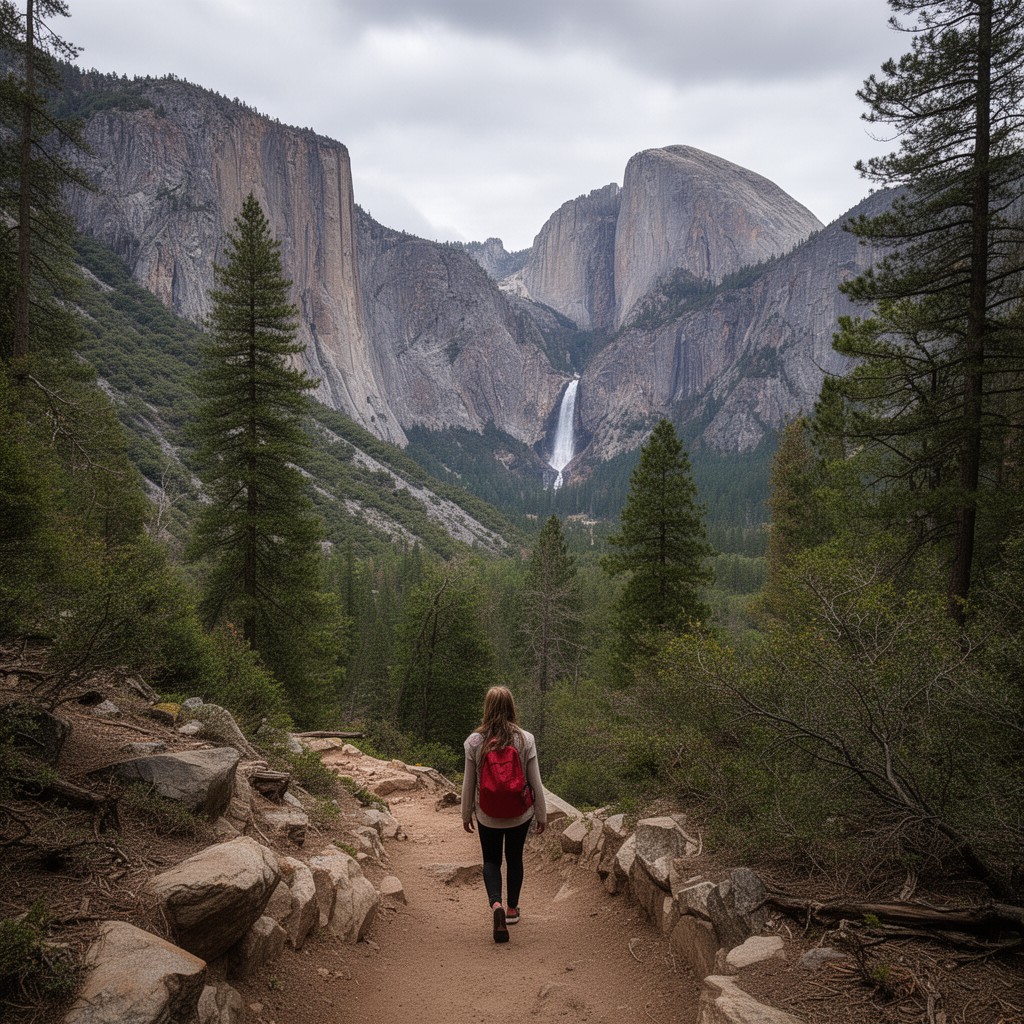 AI-generated illustration of Pohono Trail