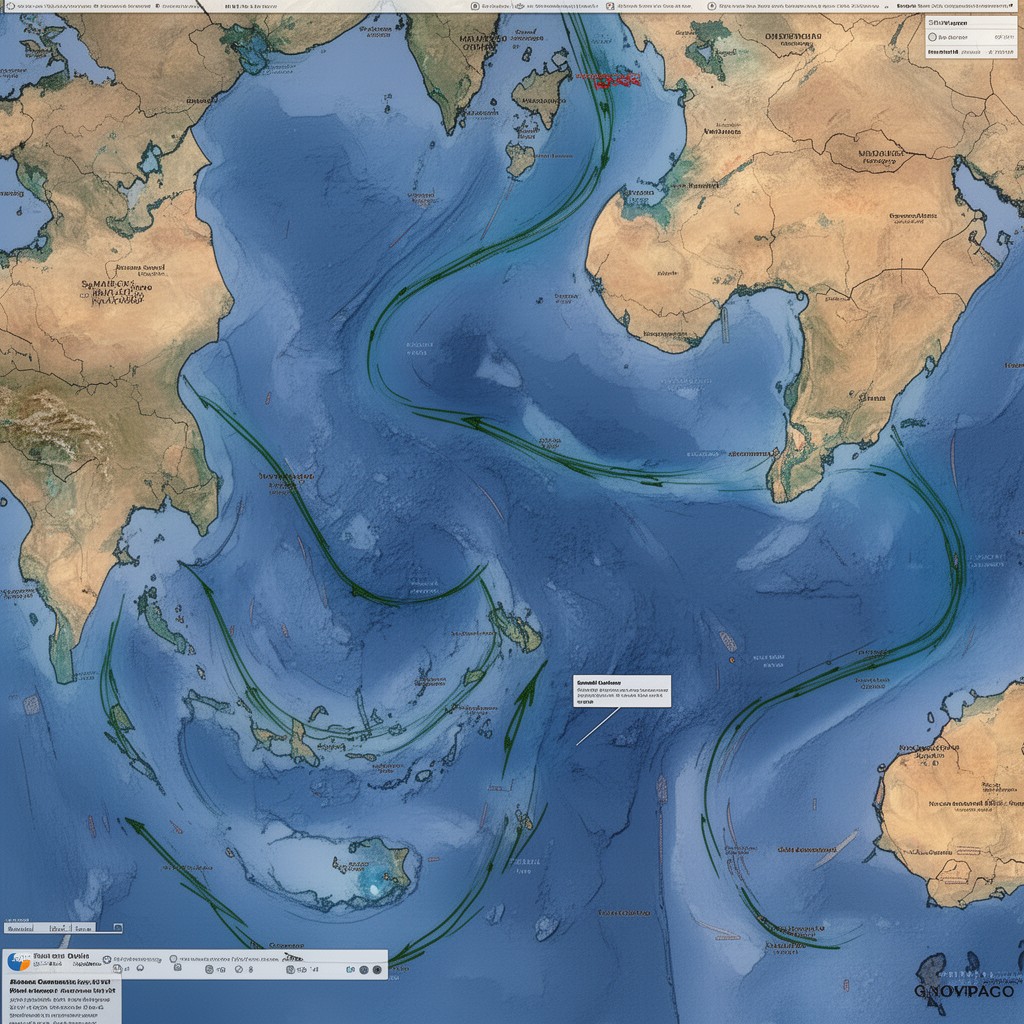 AI-generated illustration of Somali Current