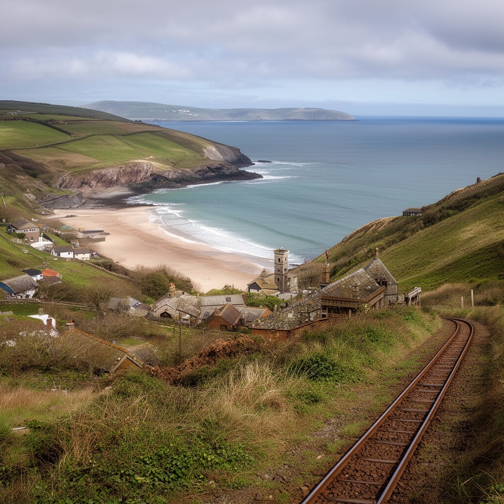 AI-generated illustration of Tywyn