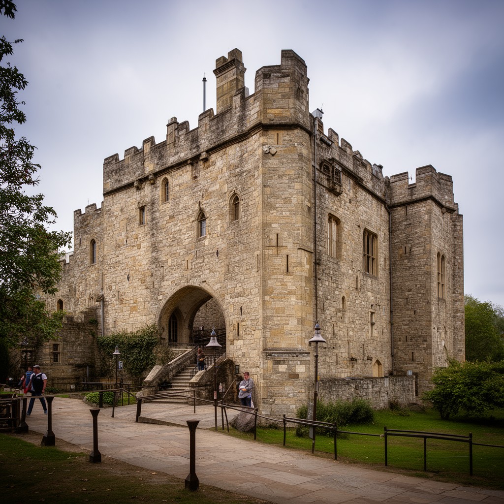 AI-generated illustration of Winchester Castle