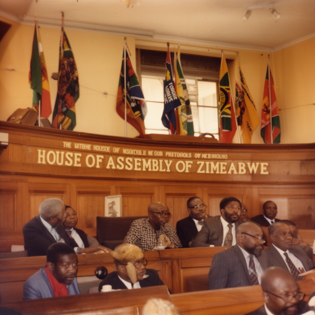 AI-generated illustration of House of Assembly of Zimbabwe