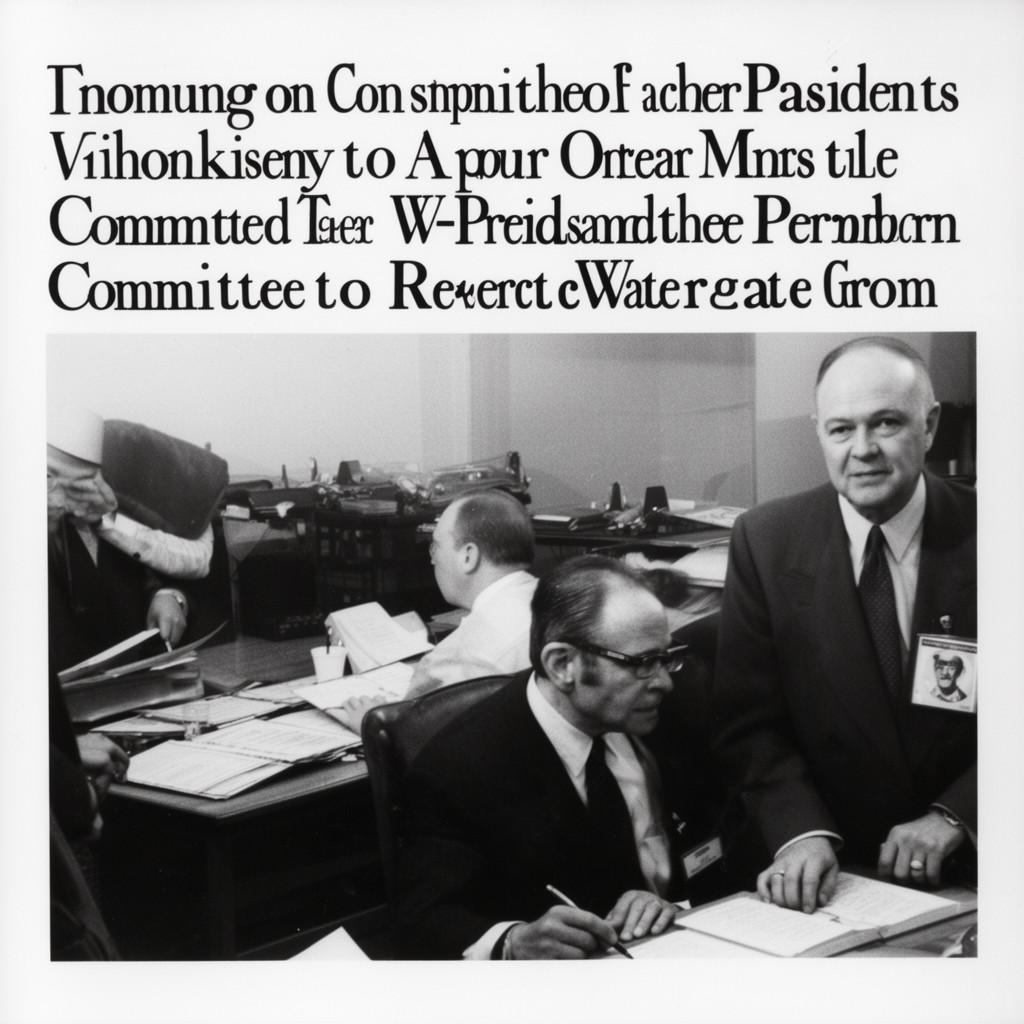 AI-generated illustration of Committee to Re-elect the President