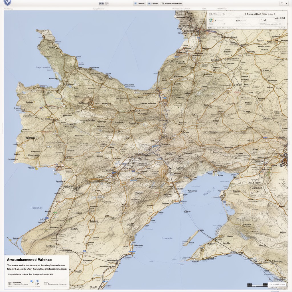 AI-generated illustration of Arrondissement of Valence