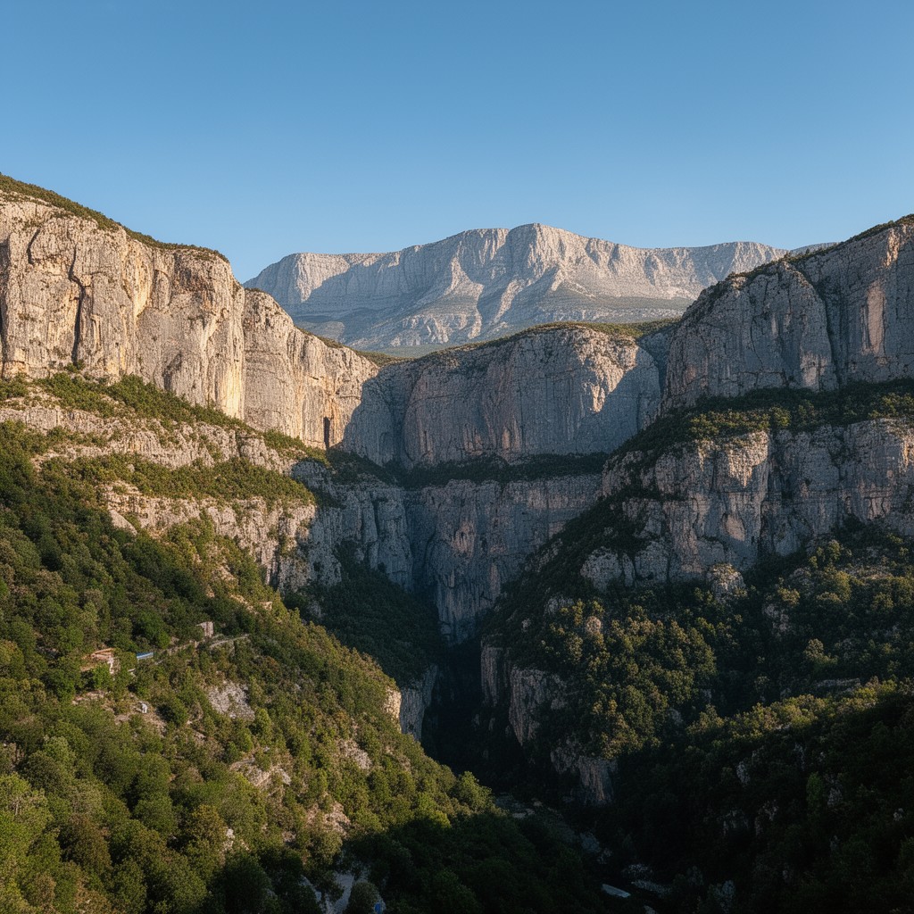 AI-generated illustration of Vercors Massif