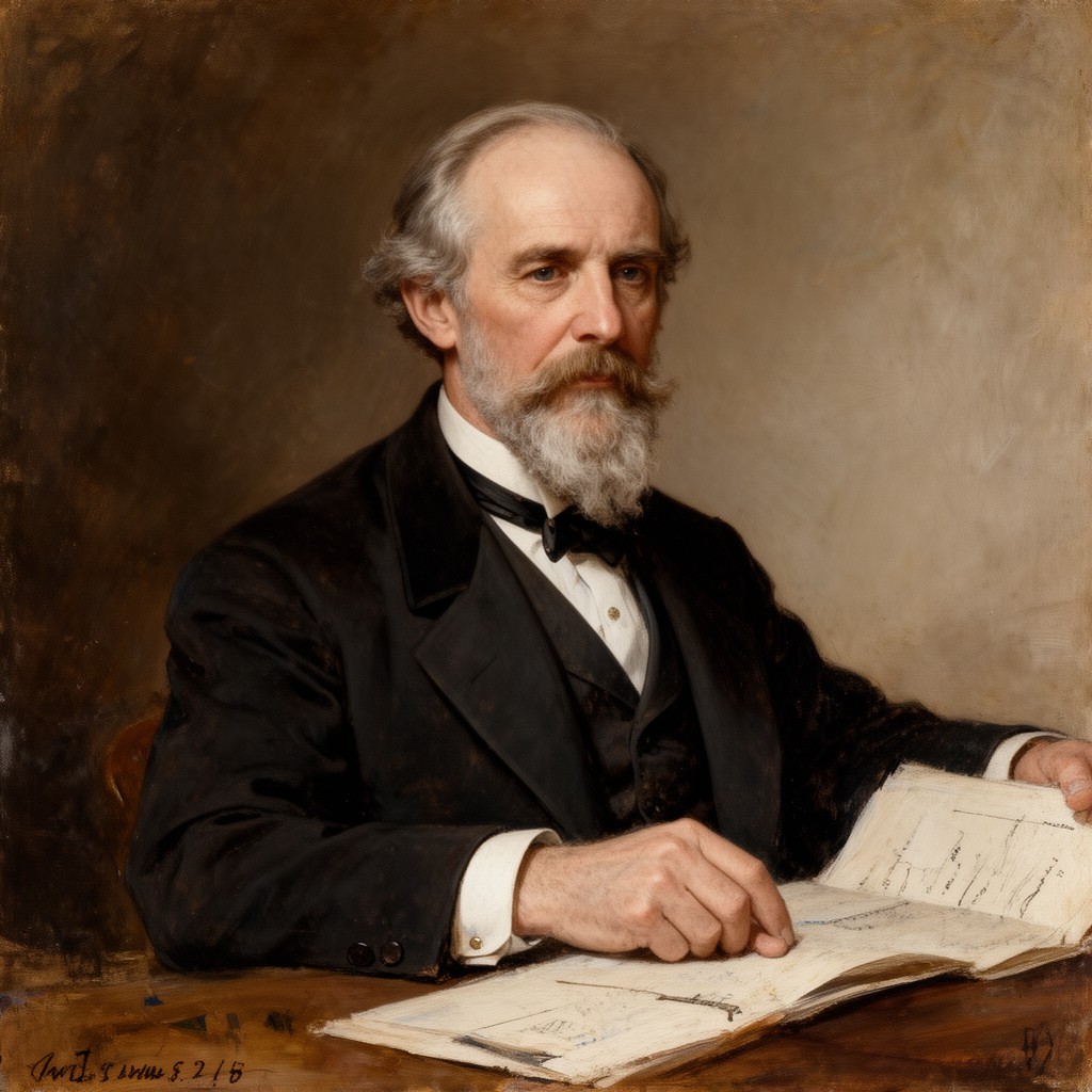 AI-generated illustration of Jean-Jacques Dunant