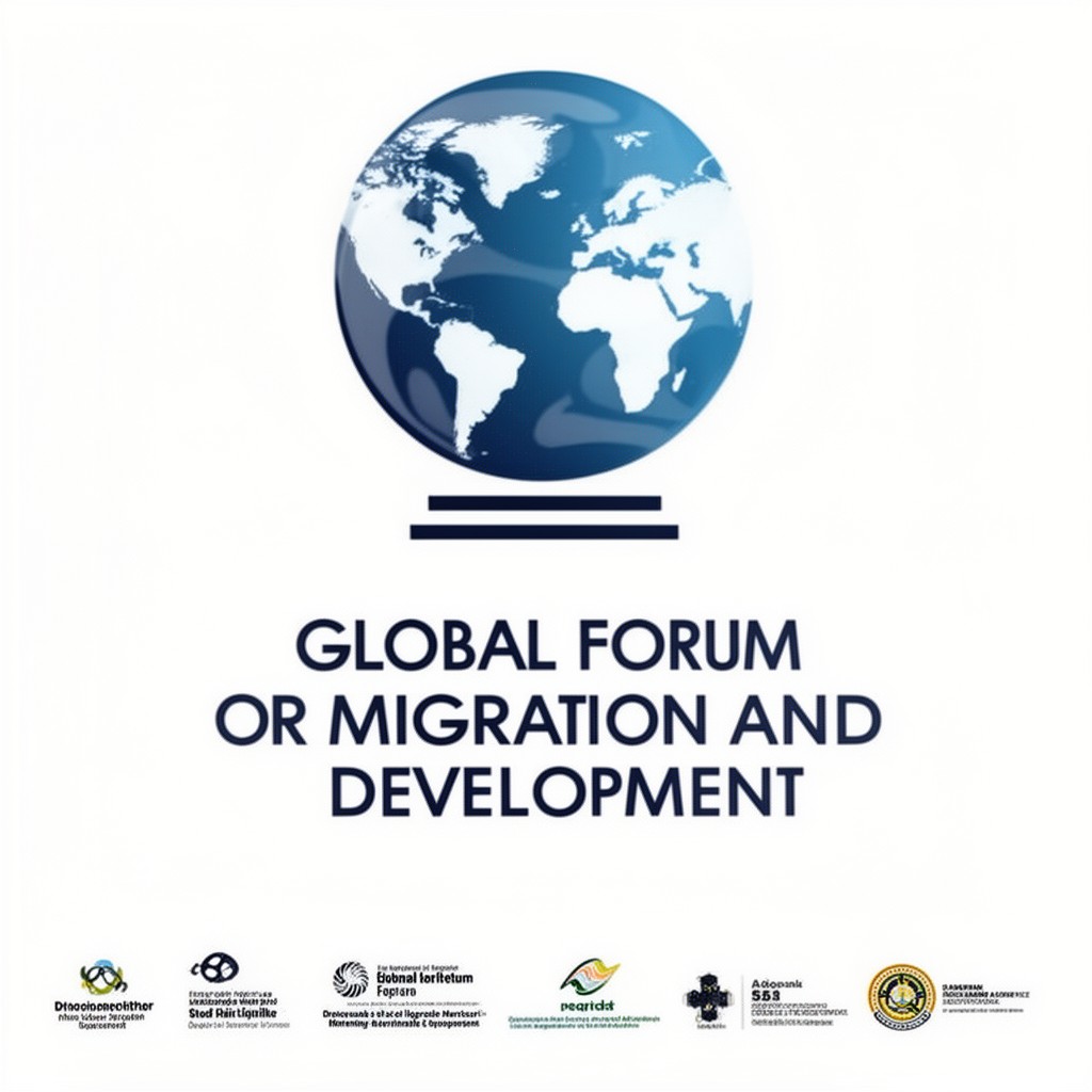 AI-generated illustration of Global Forum on Migration and Development