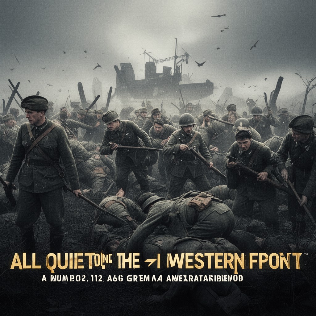 AI-generated illustration of All Quiet on the Western Front