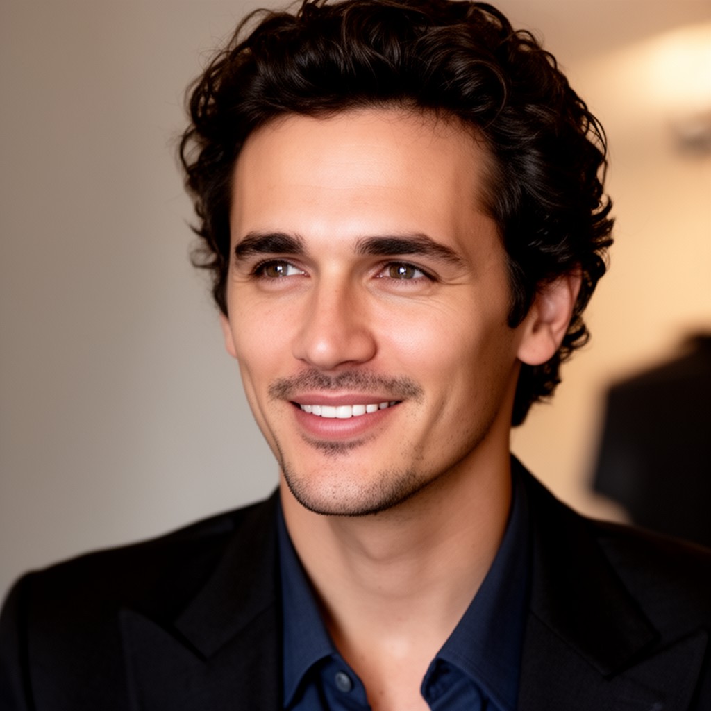 AI-generated illustration of James Franco