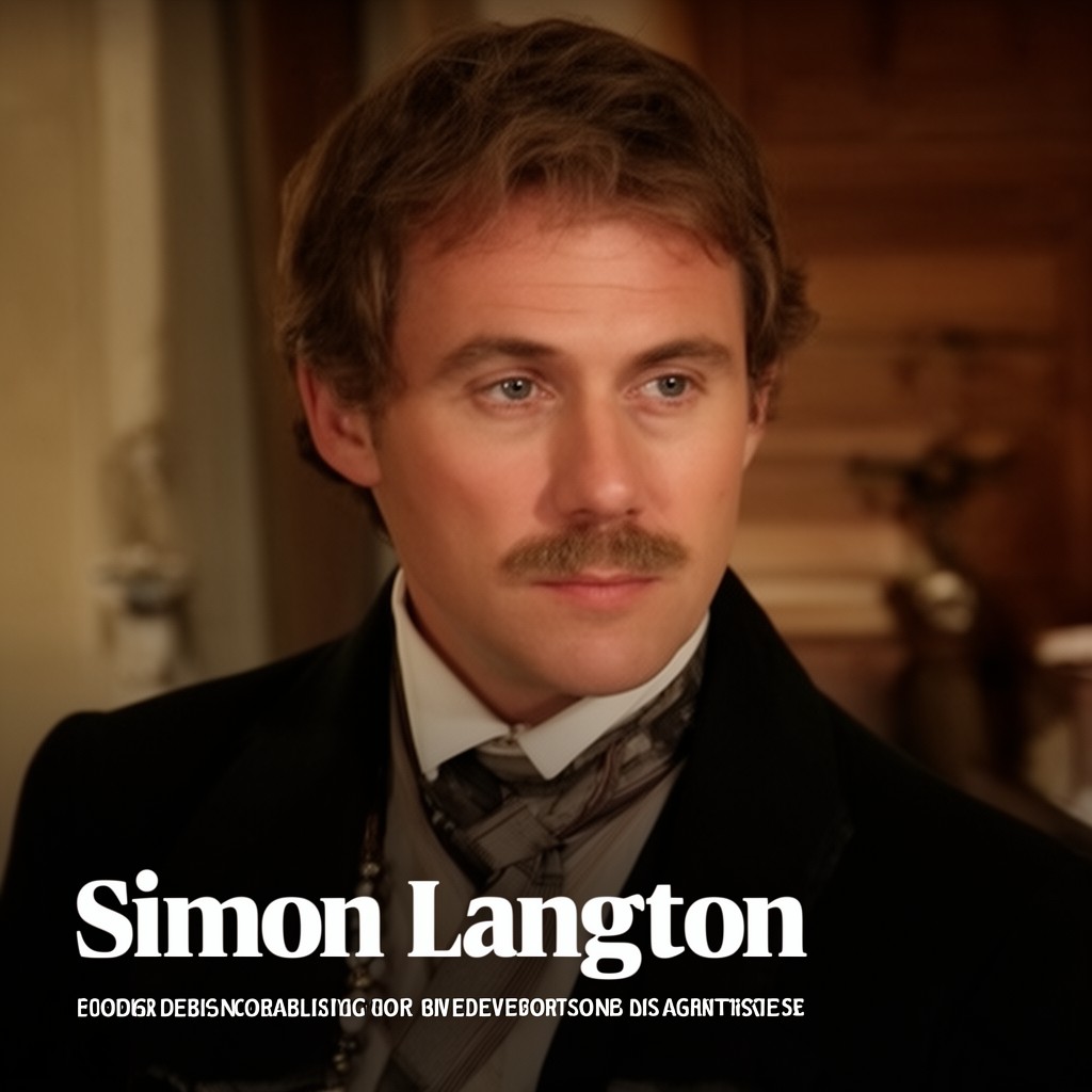 AI-generated illustration of Simon Langton