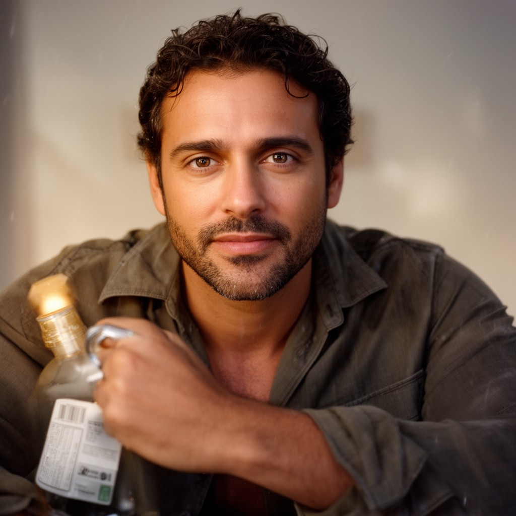 AI-generated illustration of Naveen Andrews