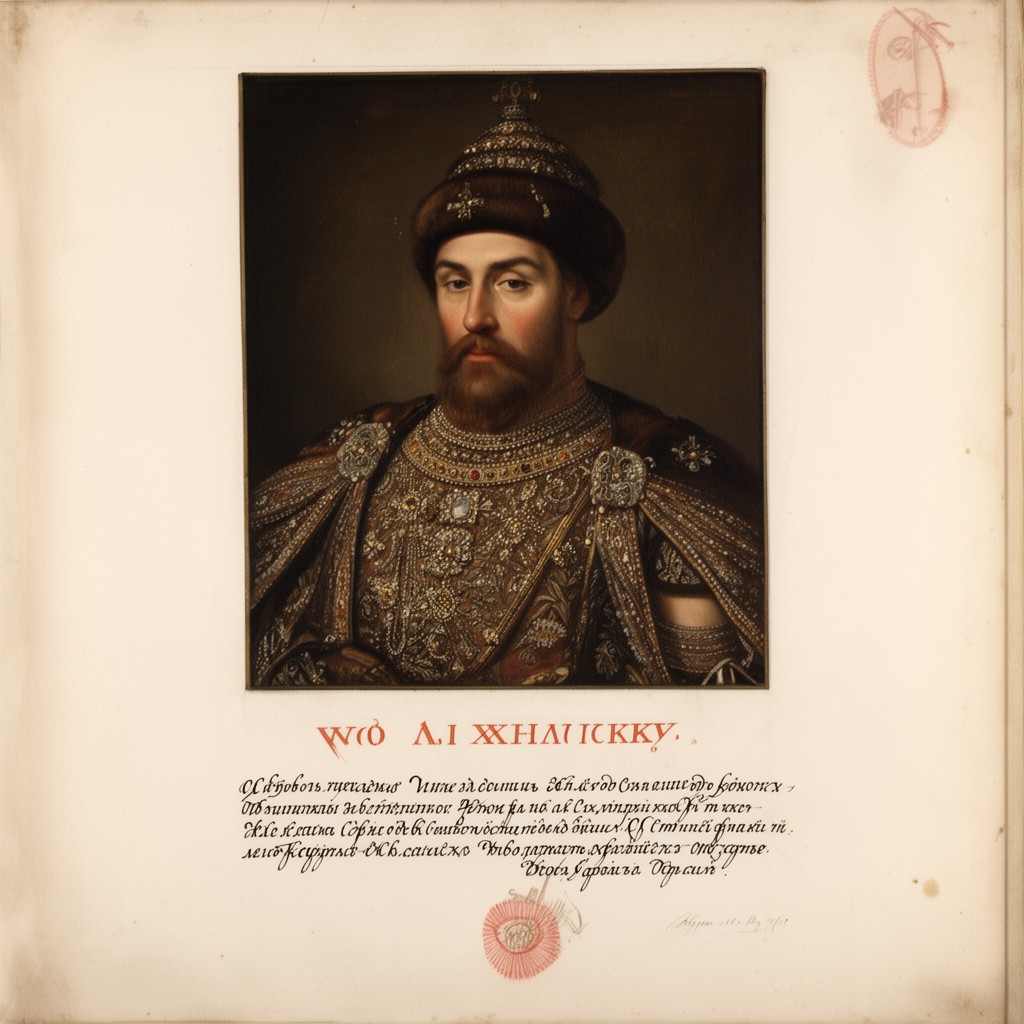 AI-generated illustration of Vasili IV Shuisky