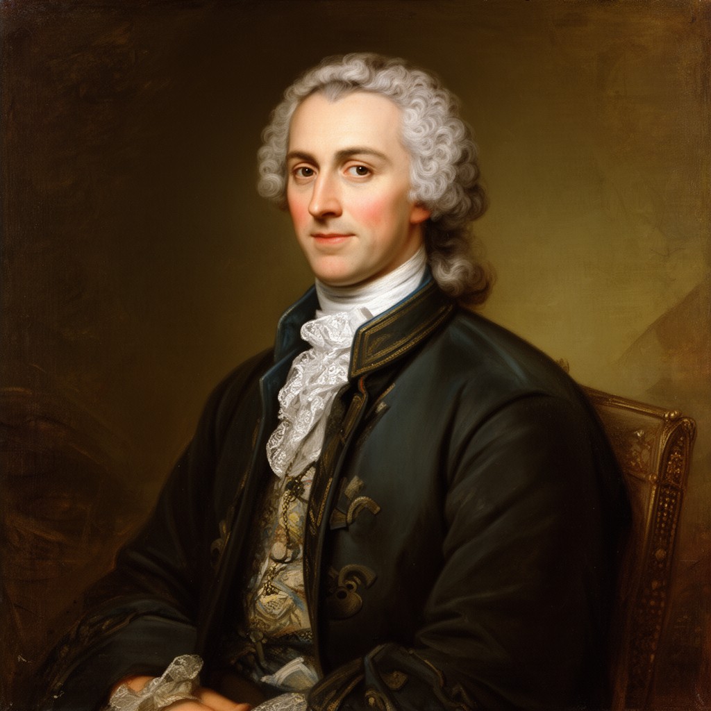 AI-generated illustration of John Gay