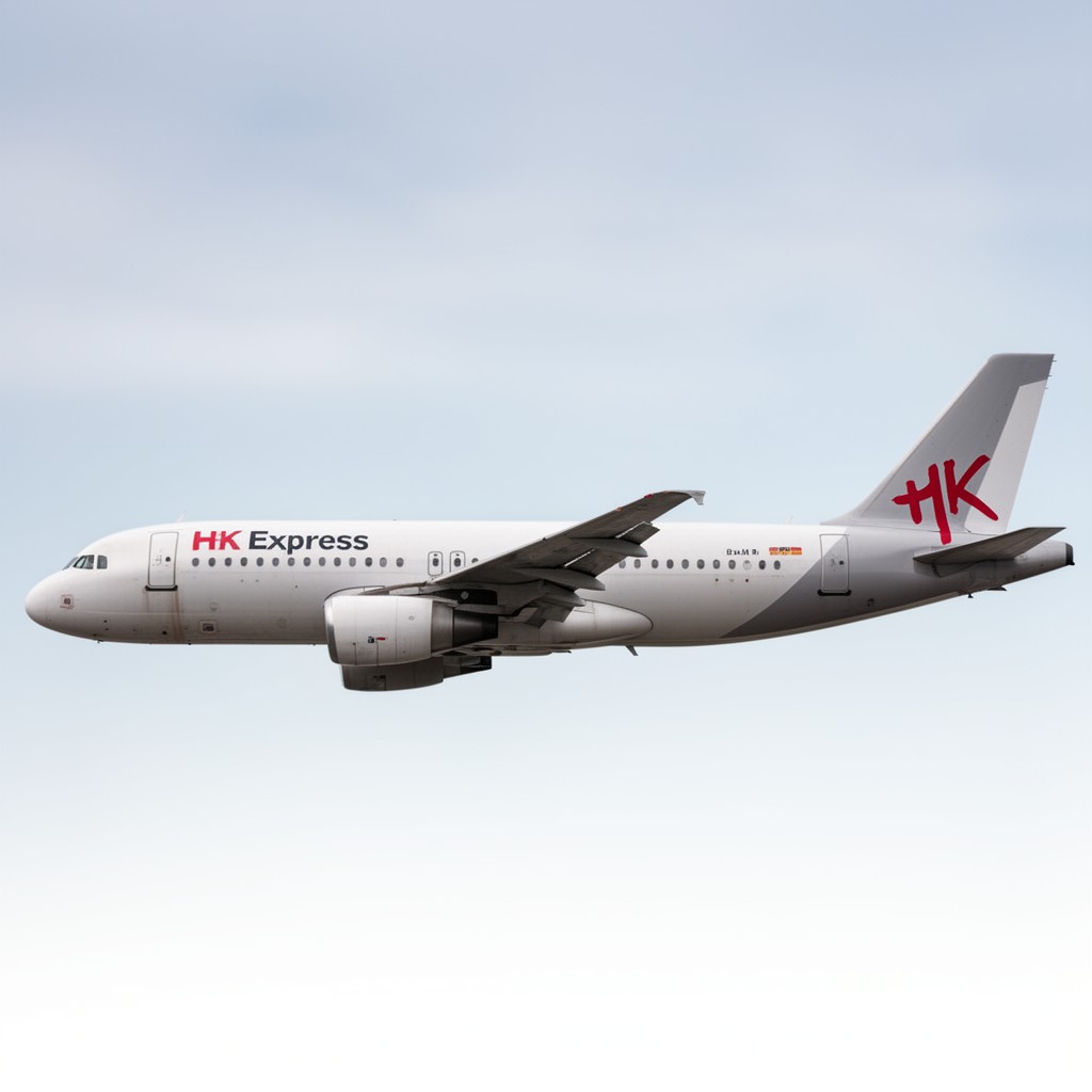 AI-generated illustration of HK Express
