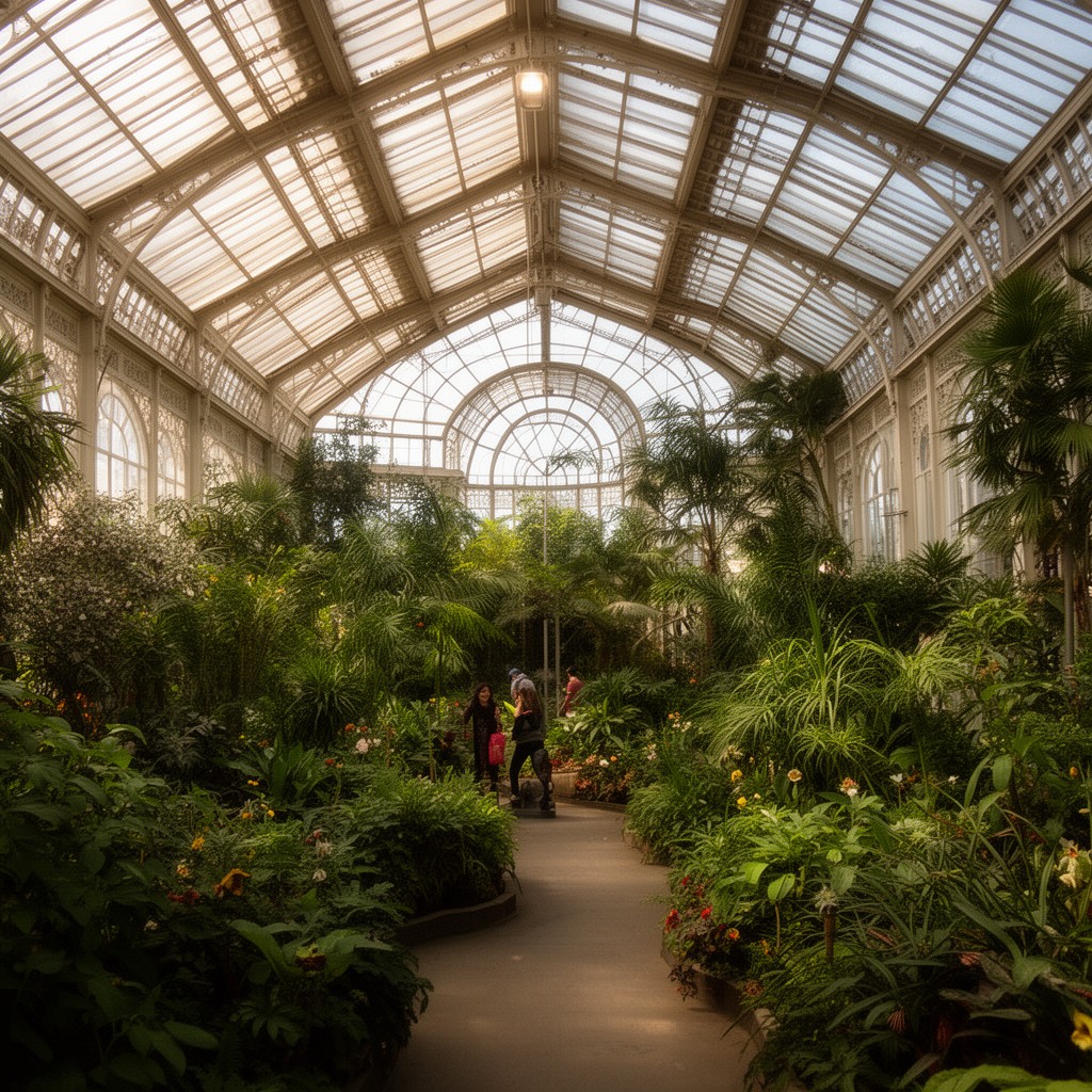 AI-generated illustration of Conservatory of Flowers