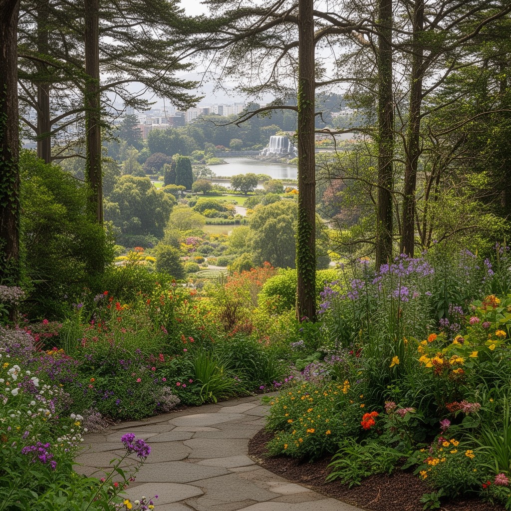 AI-generated illustration of San Francisco Botanical Garden