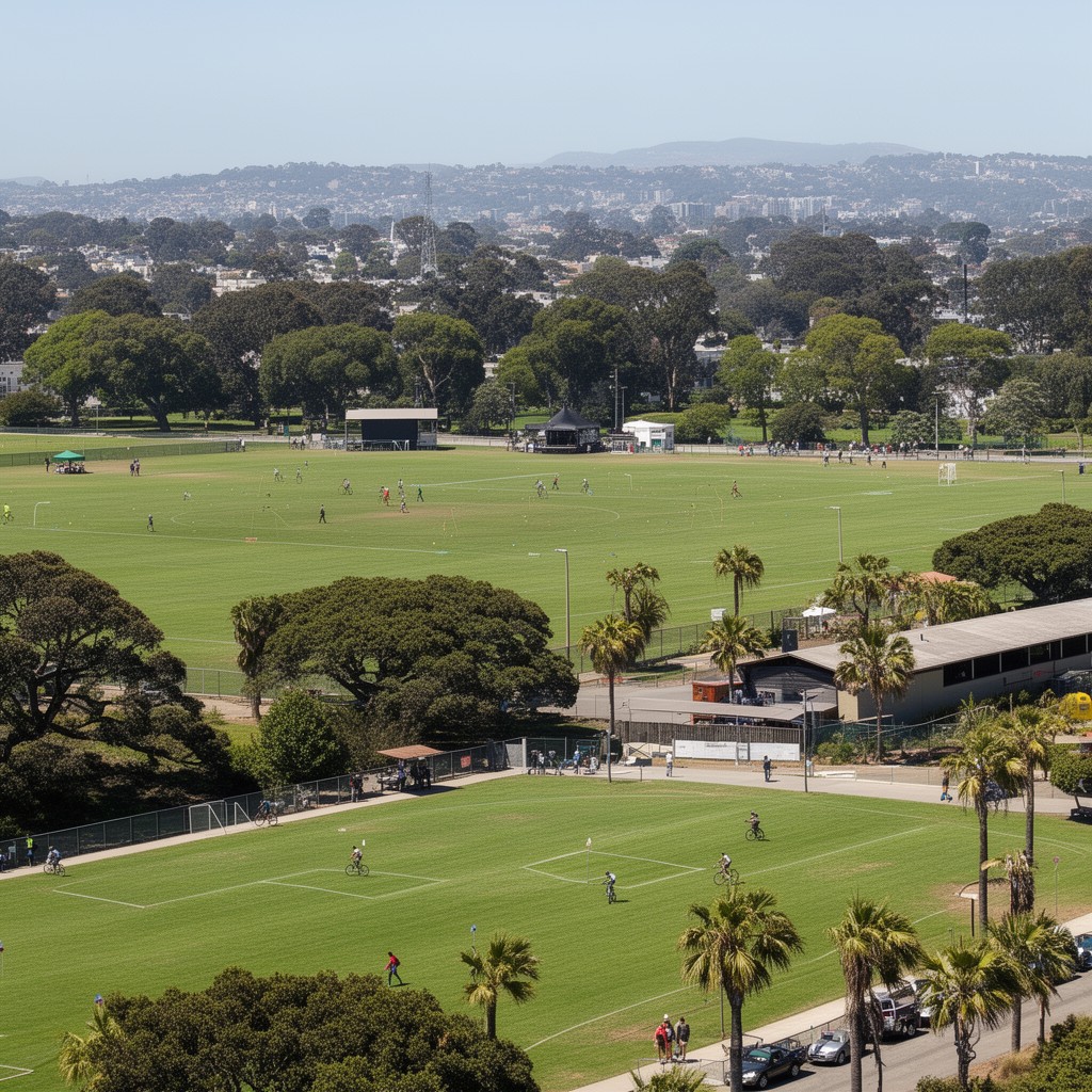 AI-generated illustration of Polo Fields