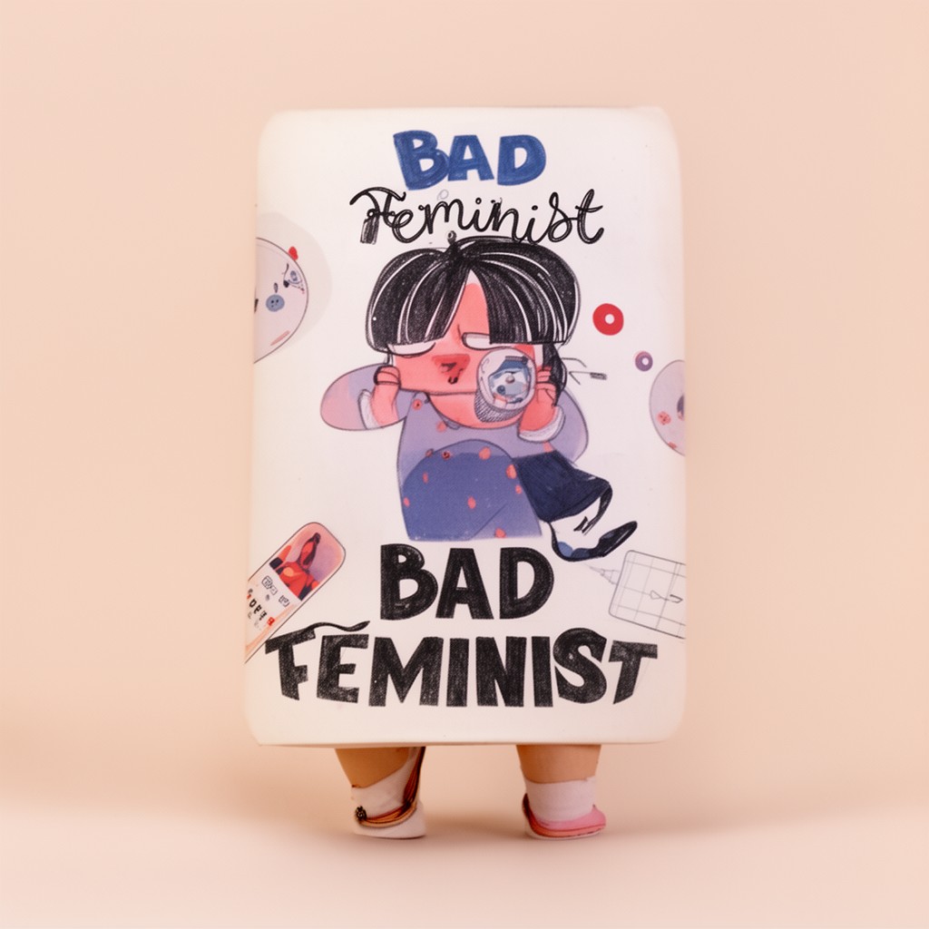 AI-generated illustration of Bad Feminist