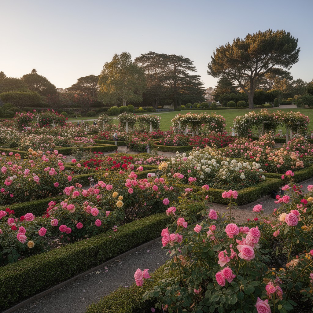 AI-generated illustration of Rose Garden