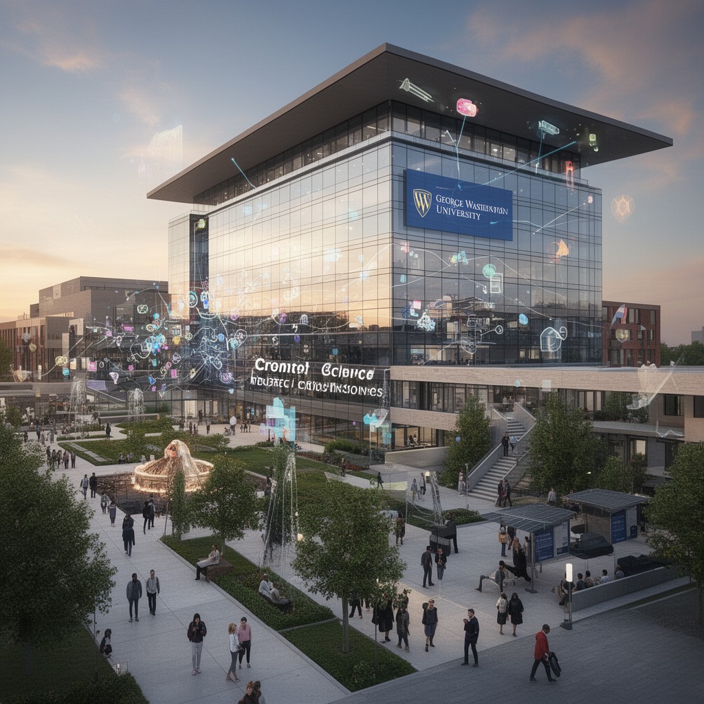 AI-generated illustration of Virginia Science and Technology Campus