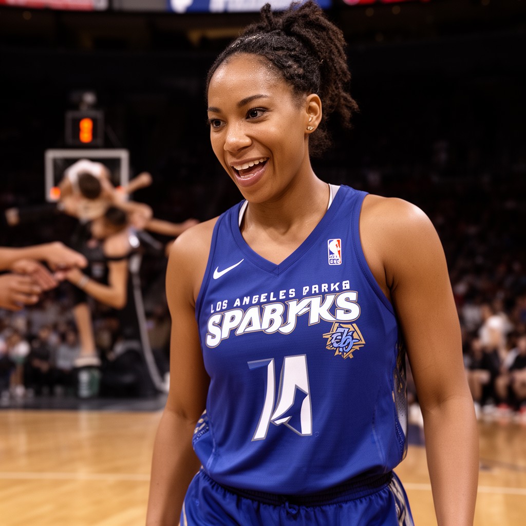 AI-generated illustration of Nneka Ogwumike