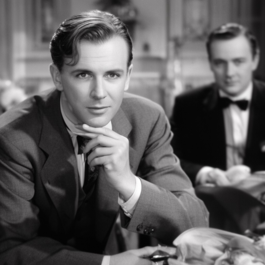 AI-generated illustration of Leslie Howard