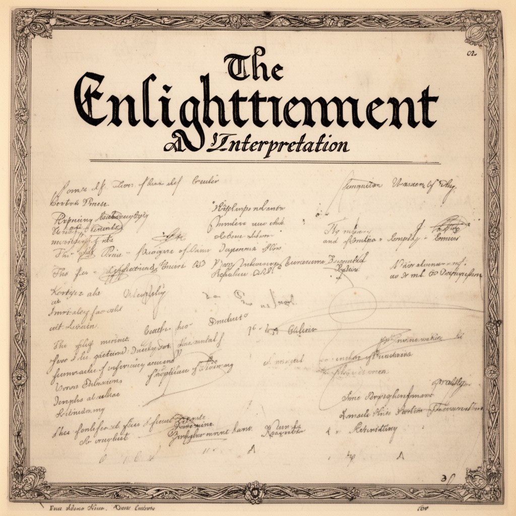 AI-generated illustration of The Enlightenment: An Interpretation