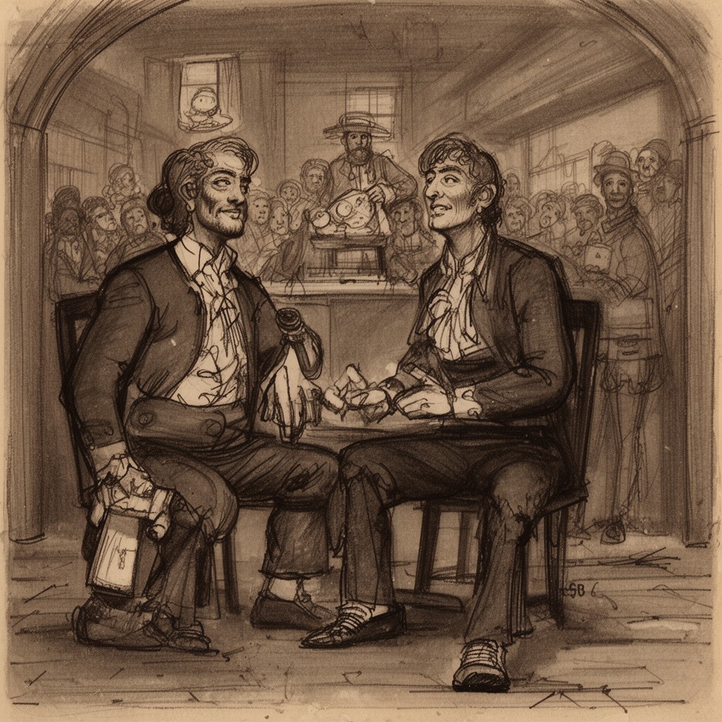 AI-generated illustration of The Beggar's Opera