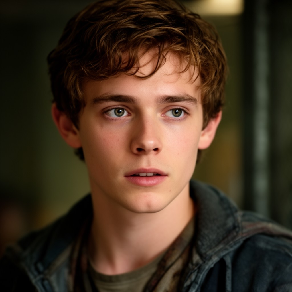 AI-generated illustration of Thomas Brodie-Sangster