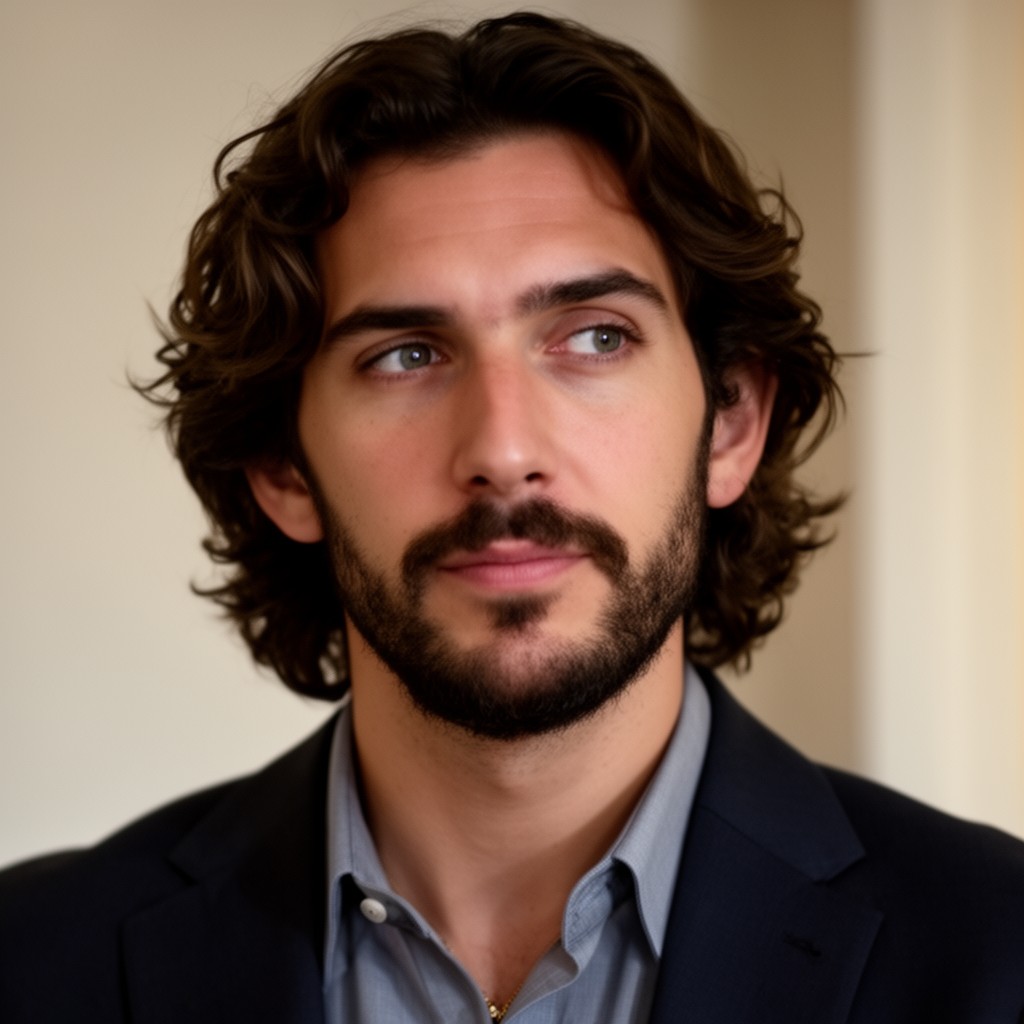 AI-generated illustration of Adam Driver