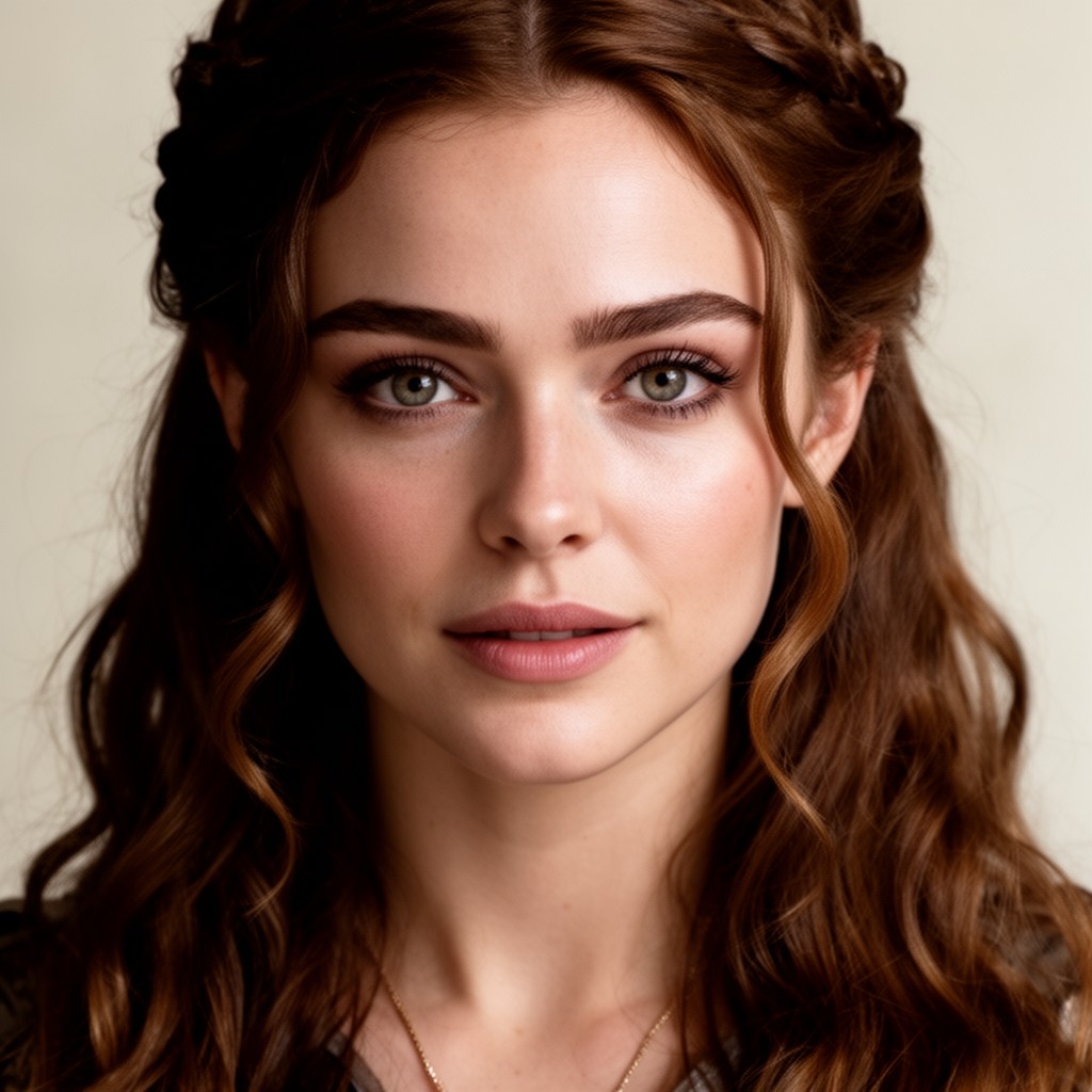 AI-generated illustration of Emilia Clarke