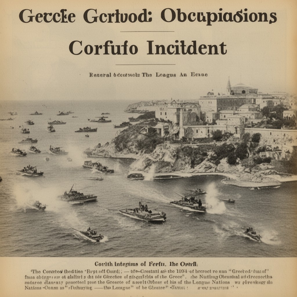 AI-generated illustration of Corfu incident
