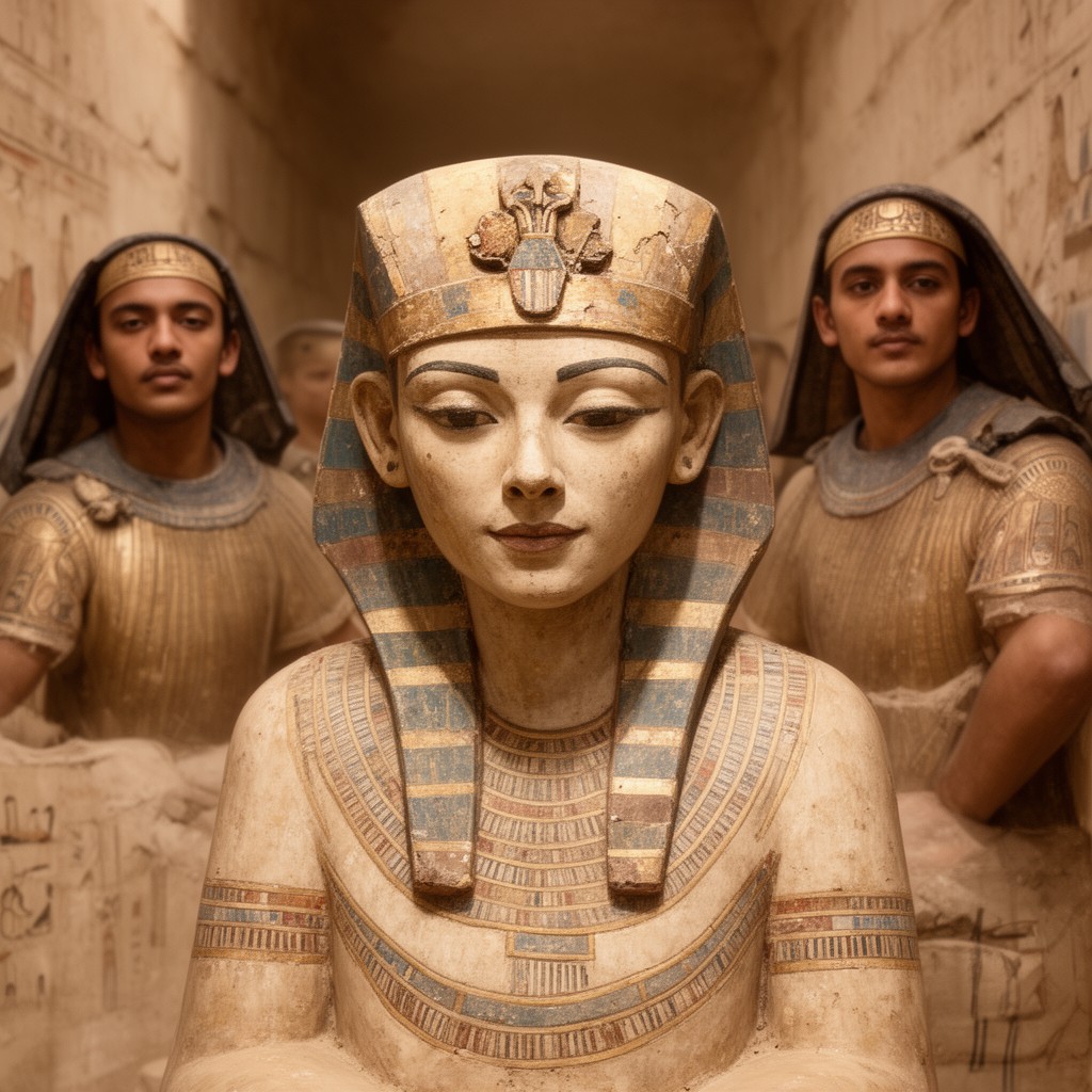 AI-generated illustration of First Intermediate Period of Egypt