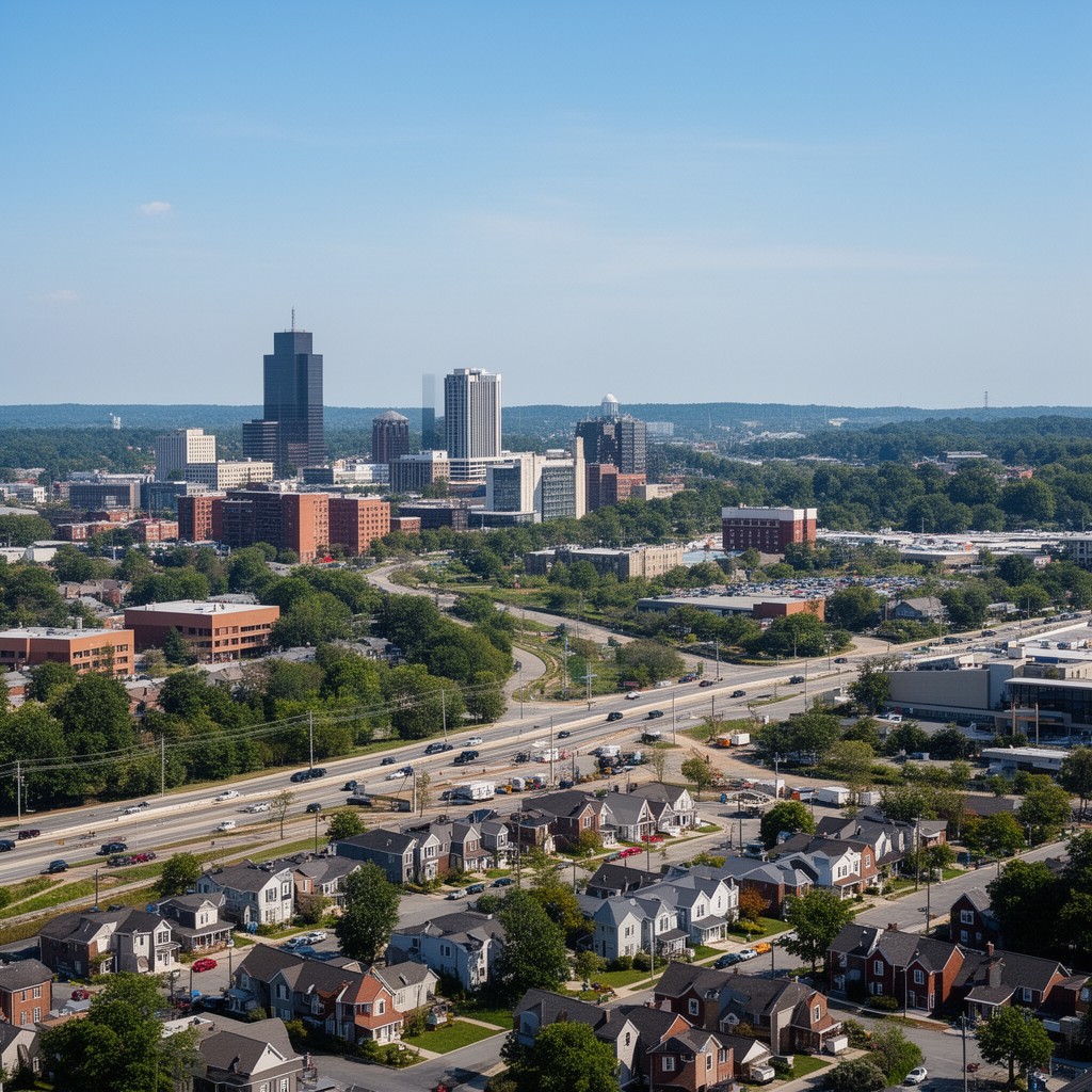 AI-generated illustration of City of Manassas Park, Virginia
