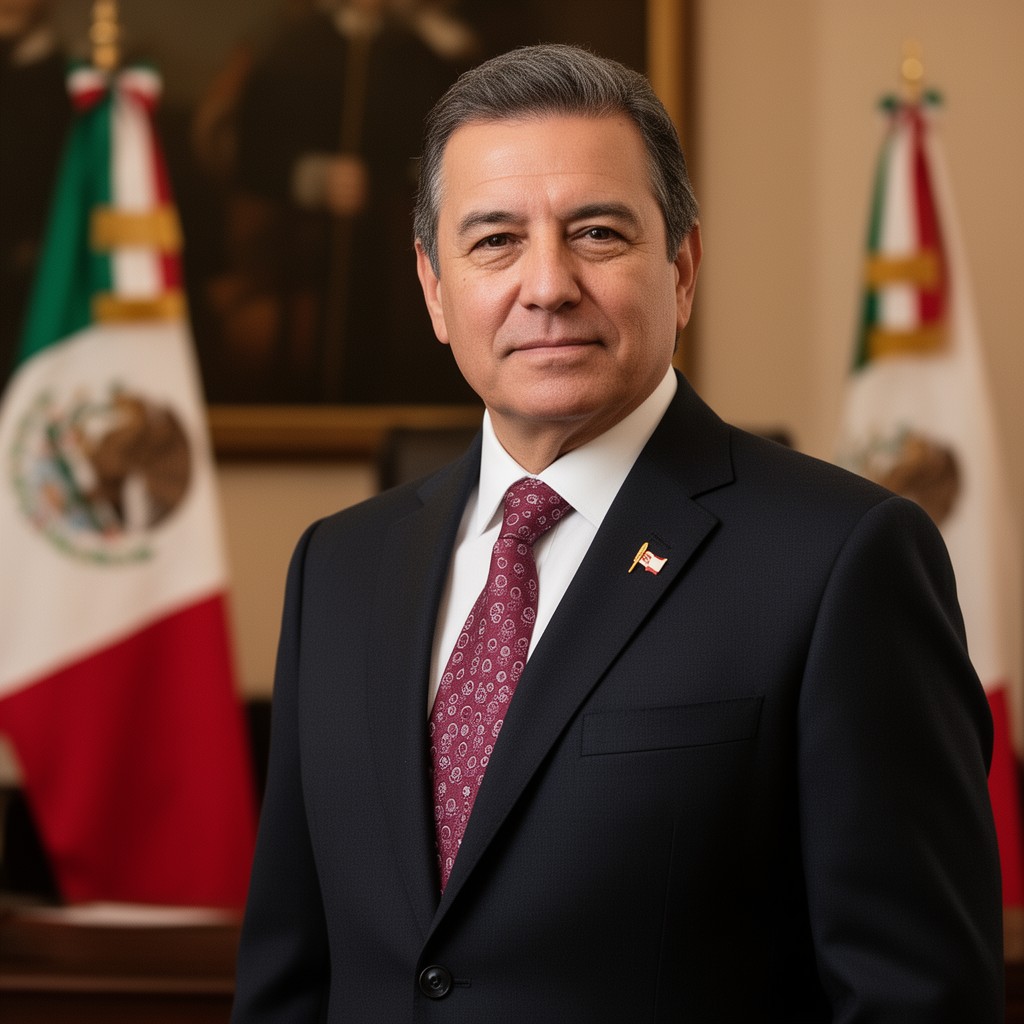 AI-generated illustration of Señor Presidente