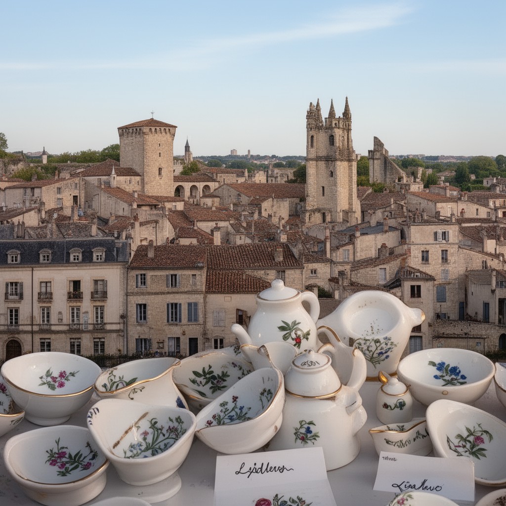 AI-generated illustration of Limoges