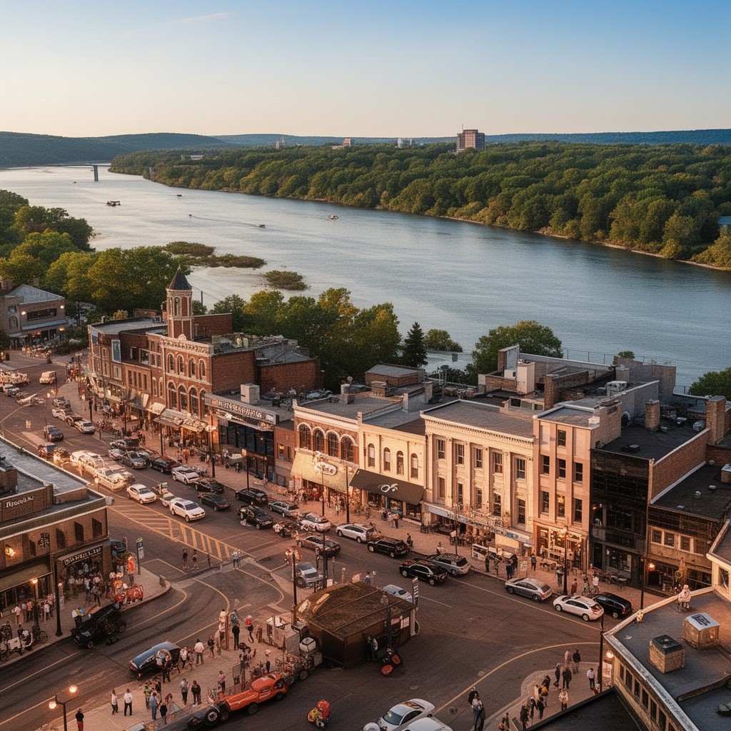 AI-generated illustration of Brockville